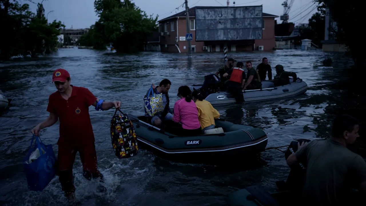LIVE UPDATE | Războiul din Ucraina, ziua 469. Riscul de inundații în Herson, încă prezent după distrugerea barajului de la Kahovka