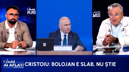 Ion Cristoiu: De ce tace Bolojan? Pentru că e prost om politic. E slab, nu știe