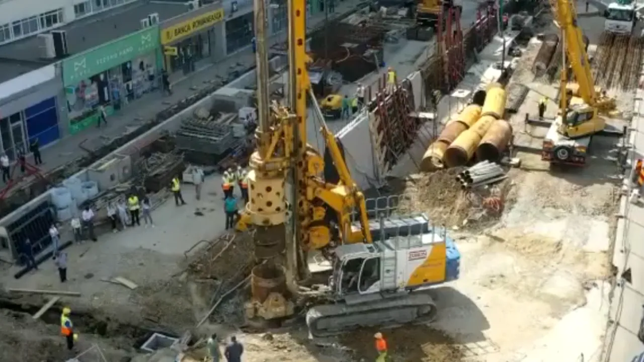 ȘANTIER. Cum arată lucrările de la Pasajul Doamna Ghica / Tu crezi ca va fi terminat în toamnă, așa cum spune Gabriela Firea? VIDEO