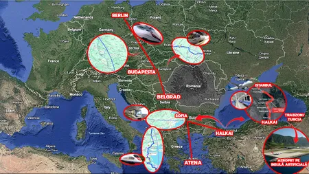 Cum se dezvoltă infrastructura în jurul României, în timp ce noi suntem paralizați de austeritate. De la trenuri de mare viteză, până la aeroporturi pe insule artificiale pe Marea Neagră