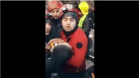 Salvare miraculoasă în Turcia: Un copil și o femeie, scoși în VIAȚĂ de sub ruine după șase zile de la cutremur