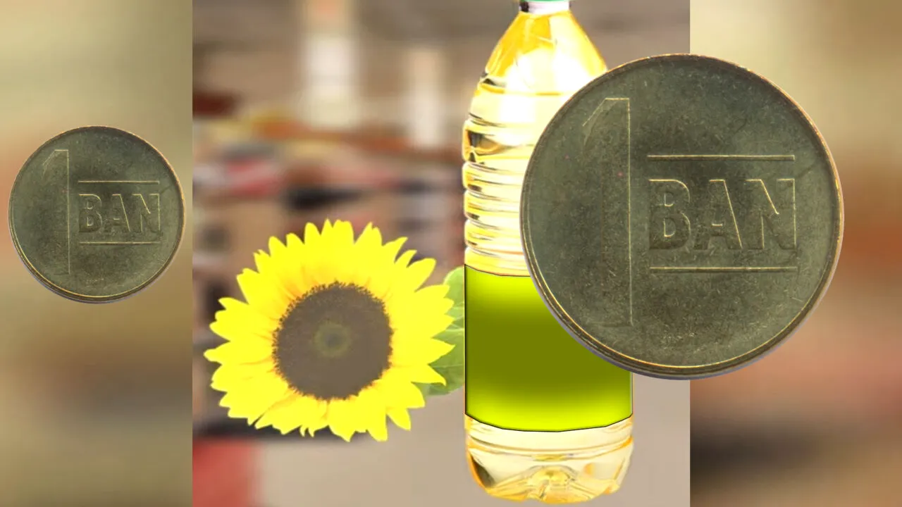 Supermarketul din România care vinde 1 litru de ulei cu 1 BAN. Îl poți cumpăra doar o dată!
