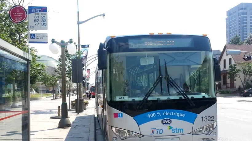 Cum arată autobuzul electric din China care circulă, de vineri, în Timișoara