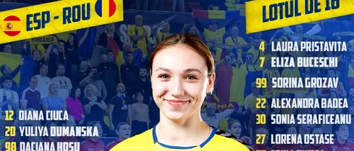 România-Spania 28-27, final dramatic! Tricolorele antrenate de Florentin Pera au marcat în ultima secundă prin Bianca Bazaliu | VIDEO