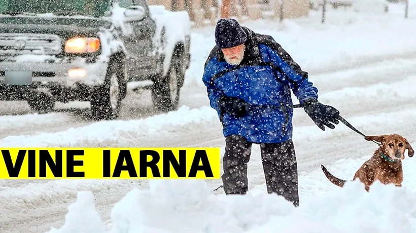 Prognoza meteo | Vine iarna în Romania! Zonele unde lovesc ninsorile