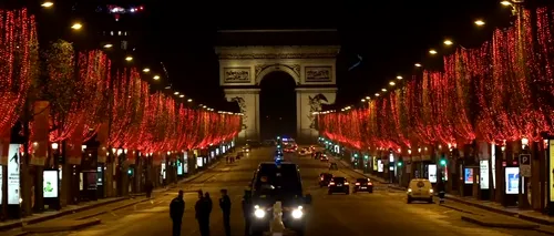 Imagini dezolante! Celebrul bulevard Champs-Elysées, pustiu de Revelion: „Este de plâns” (VIDEO)