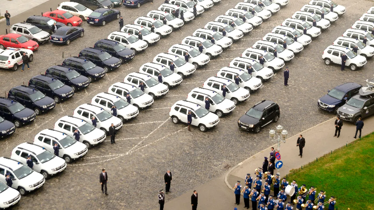 MAI pune la bătaie 20 de milioane de euro pentru reînnoirea parcului auto. Câte mașini de poliție vrea să cumpere