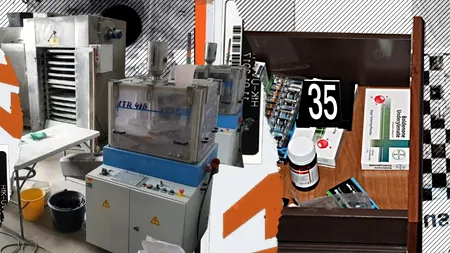 Operațiunea „Tovarys”, o colaborare între România, Cehia și Slovacia: Laborator de steroizi, descoperit în Arad! Fabricau pastile de testosteron și chiar seruri injectabile - FOTO/VIDEO