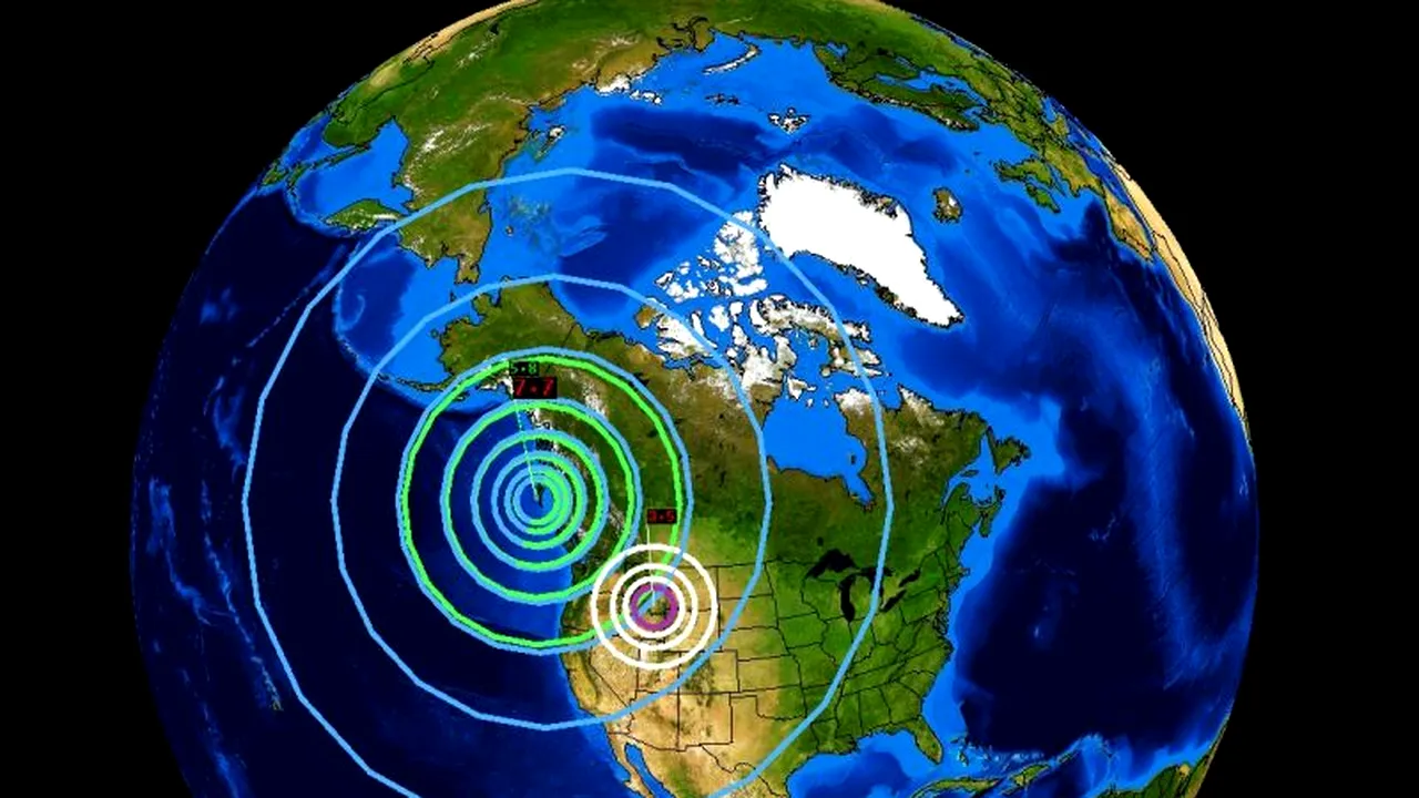 Trei valuri seismice, după cutremurul din Canada