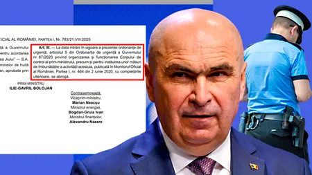 Bolojan a eliminat PE ASCUNS criteriile pentru numirea șefului Corpului de Control, într-o ordonanță a minerilor. Fost judecător CCR: „E o golăneală”. Cine este cel numit deja „MINERUL lui Bolojan”