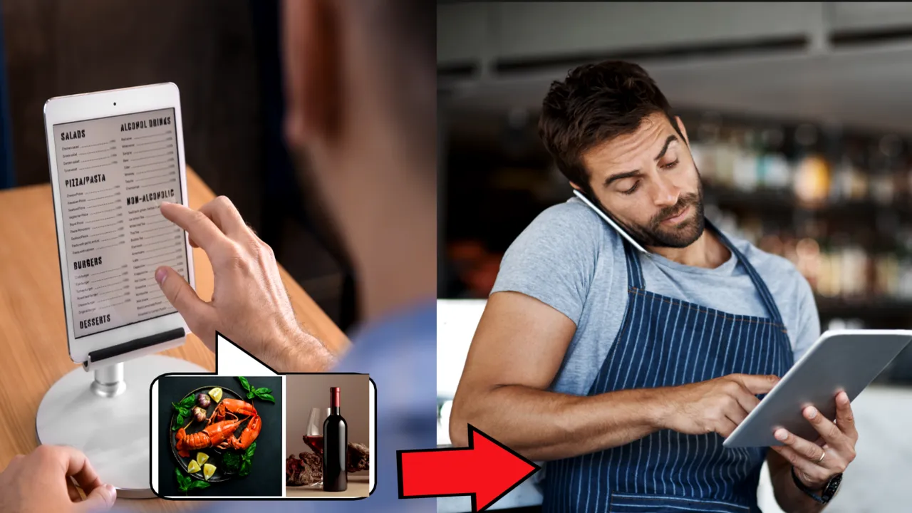 Din cauza crizei de personal, clienții unui restaurant din Cluj-Napoca vor ajunge să transmită ONLINE comanda unui ospătar din Constanța