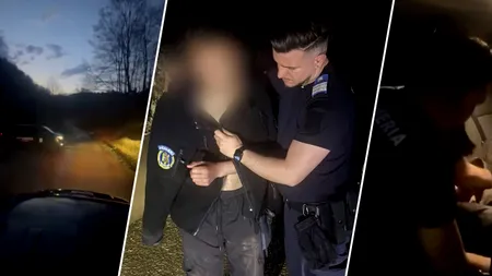 Urmărit de urs în pădure, un tânăr și-a abandonat motocicleta ca să scape. A fost salvat de jandarmi