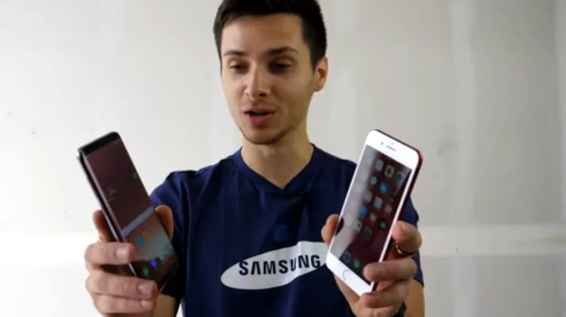 Samsung Galaxy S8 vs iPhone 7 Plus au fost trecute prin câteva teste extreme. Cine a câștigat. VIDEO 
