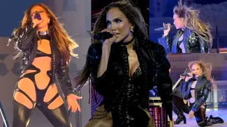 Jennifer Lopez, îmbrăcată în ținută de piele, face show pentru 2 milioane $ la nunta fiicei unui miliardar. Trump Jr. s-a numărat printre invitați