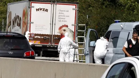 Poliția anunță că A ARESTAT patru suspecți în cazul celor 71 de imigranți găsiți morți, într-un camion frigorific abandonat în Austria. Printre victime sunt și copii