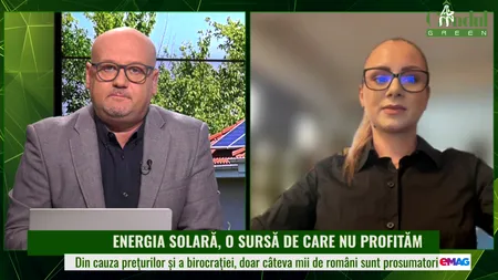 VIDEO| De ce România este mult în urma țărilor europene la producția de energie solară: “În Italia, se decontează 50% din costurile unei instalații solare și pentru proprietari, și pentru chiriași”