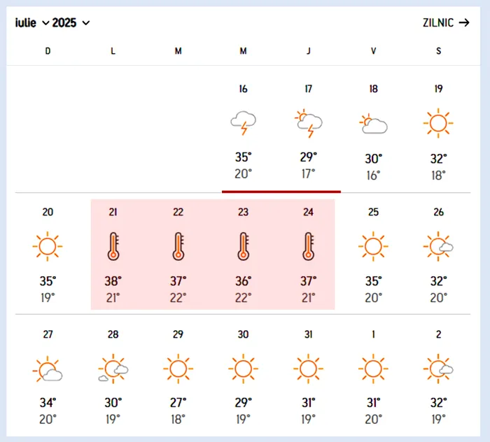 Meteorologii Accuweather au schimbat prognoza în România