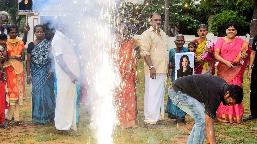 Kamala Harris, celebrată într-un sat din India. Legătura locuitorilor din Thulasendrapuram cu noul noul vicepreședinte al SUA (VIDEO)