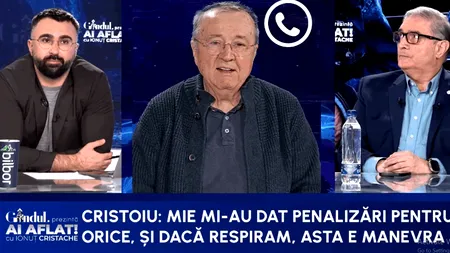 Cine e la butoanele CNA? Cristoiu: Nu mai ascultă de partide, ascultă de altcineva/Regimul nu suportă adevărul