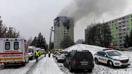 Explozie puternică într-un bloc de locuințe din Slovacia. Cel puțin cinci persoane au murit. FOTO, VIDEO