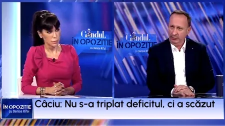 Adrian Câciu: „Nu s-a triplat DEFICITUL, ci a scăzut”
