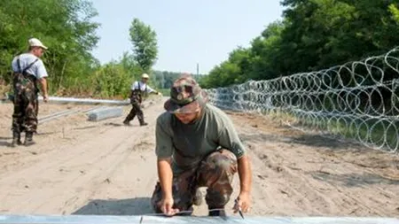 Ungaria instalează un gard de sârmă ghimpată la frontiera cu Slovenia 