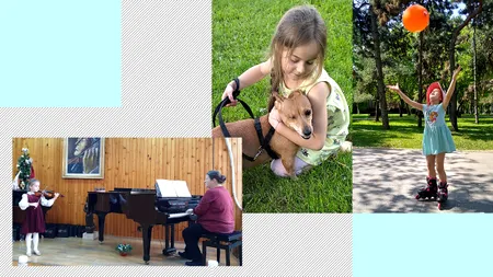 POVESTEA Xeniei, fetița minune care la cinci ani face performanță pe acorduri de vioară. 