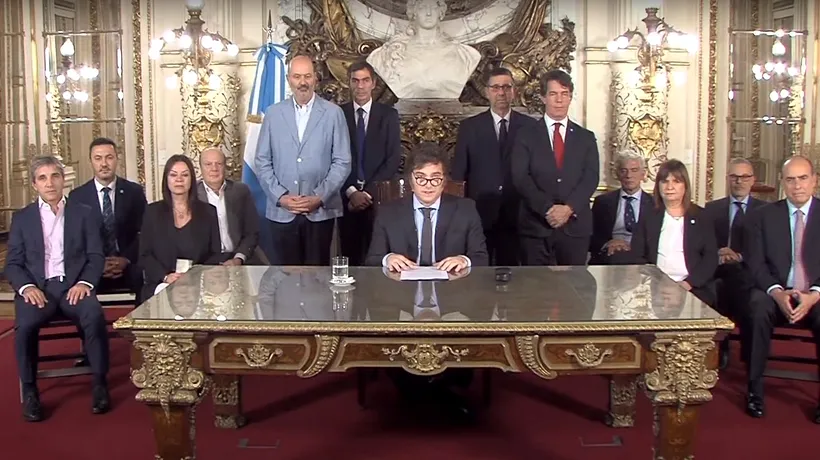 Noul președinte al Argentinei anunță marea dereglementare a economiei: Acum începem procesul de reconstrucție a țării