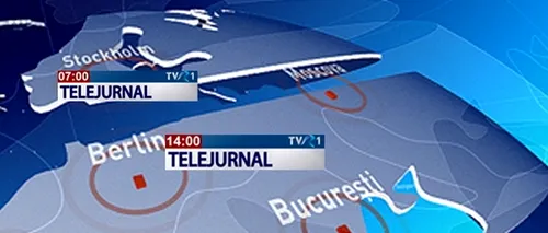 Telejurnalul TVR 1, difuzat începând de marți și în Australia