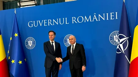 Mark Rutte a ajuns la Palatul Victoria. Va discuta cu Bolojan despre retragerea trupelor americane din România
