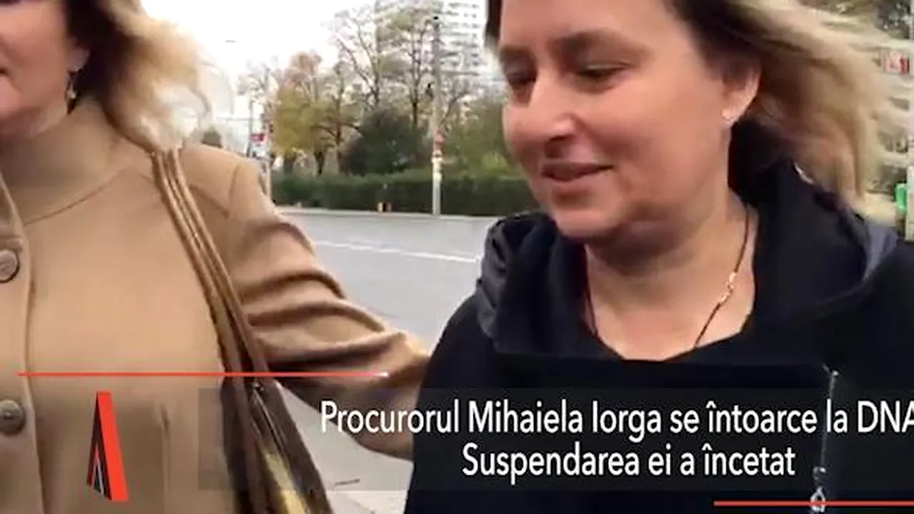 Procurorul Mihaiela Iorga se întoarce la DNA