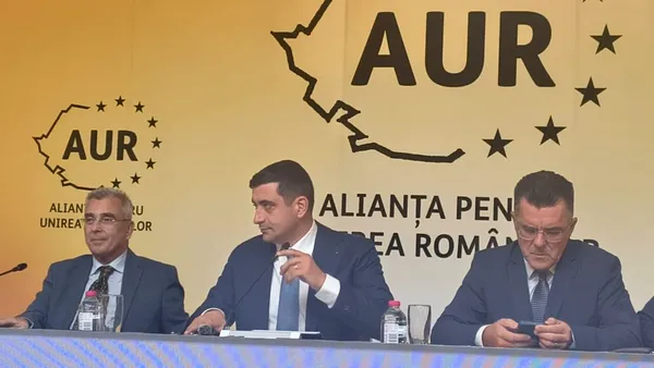 George Simion candidează pentru un nou mandat de președinte al partidului, la congresul AUR. Evenimentul va avea loc pe 30 noiembrie, la Alba iulia