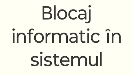 Bancul de joi | Blocaj informatic în sistemul bugetar din România