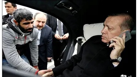 Președintele Turciei a oprit coloana oficială pentru a salva un bărbat, care dorea să se arunce de pe un pod