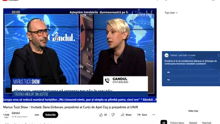 POLL Marius Tucă Show: „România ar trebui să condiționeze aderarea la Schengen de continuarea tranzitului cerealelor ucrainene?”