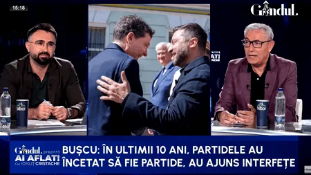 Doru Bușcu explică originea crizei politice: Partidele au devenit interfețe pentru interese mai mari decât ele