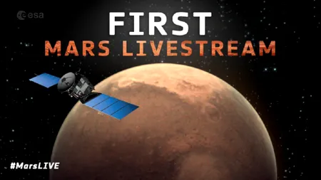 VIDEO LIVE | Agenția Spațială Europeană transmite în direct primele imagini de pe planeta Marte