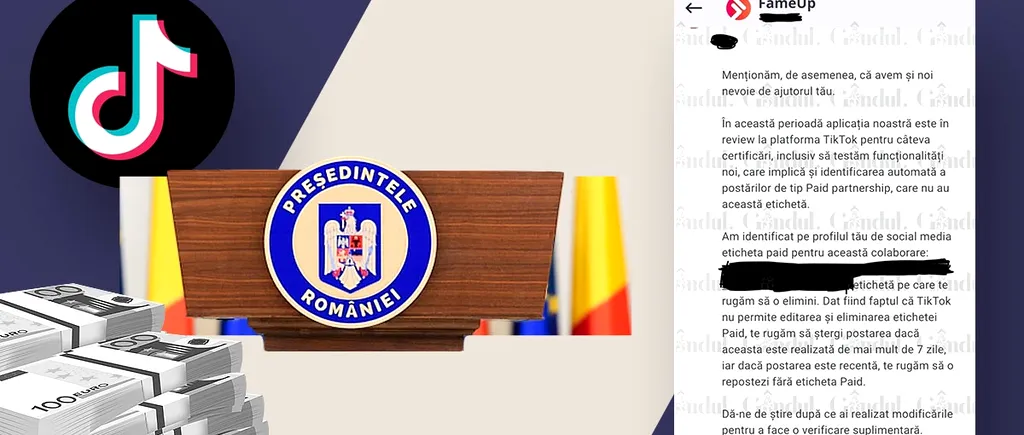 SCANDALUL influencerilor care fac campanie pe TikTok pentru un candidat la Președinția României. Prin intermediul FameUp, li se cere să încalce legea!