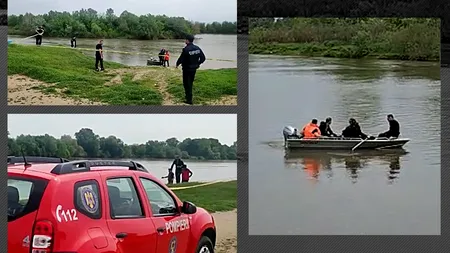 VIDEO | Încă un bărbat dispărut în tragedia de la Periam Port a fost găsit mort în râul Mureș. Doi copii sunt de negăsit