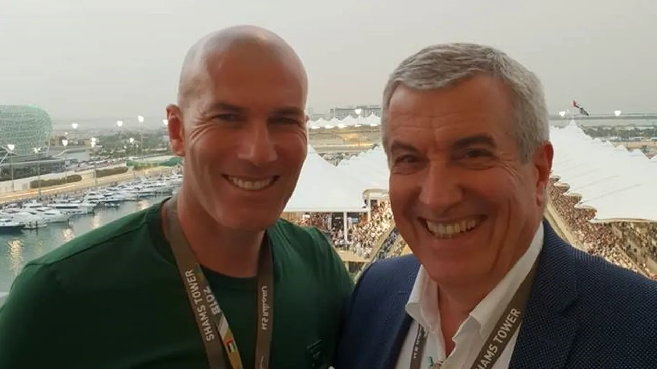 Tăriceanu, întâlniri la ABU DHABI cu Regele Juan Carlos și Zidane