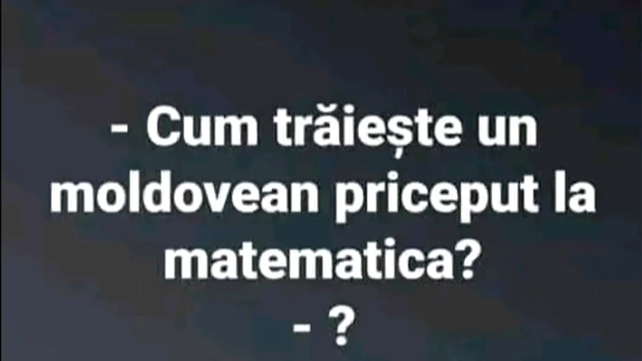 BANCUL ZILEI | Cum trăiește un moldovean priceput la matematică?