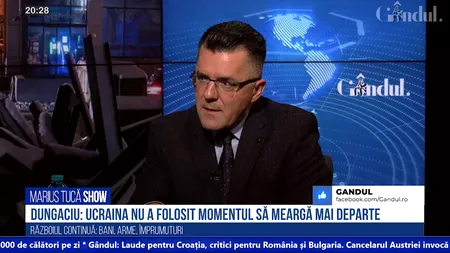 VIDEO | Dan Dungaciu: „Există trei scenarii despre evoluția războiului și niciunul nu e favorabil Ucrainei”