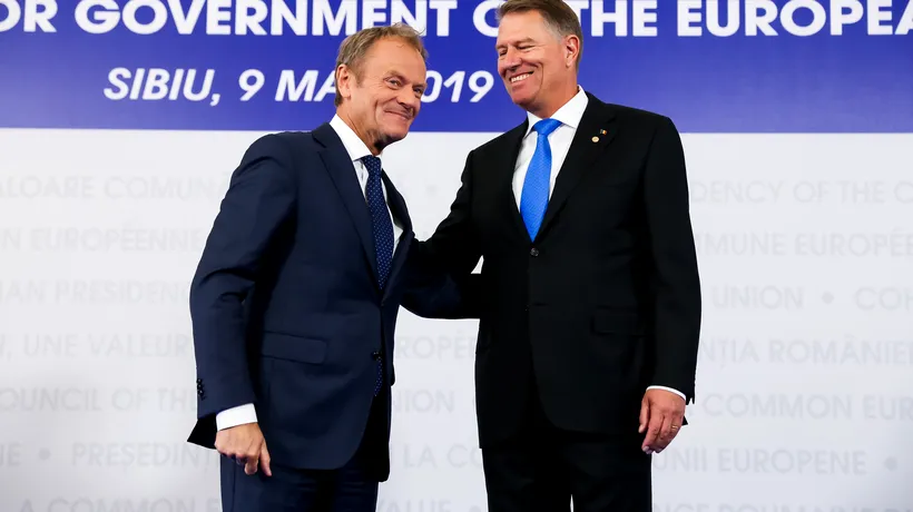 Tusk, mesaj pentru Iohannis: Mulțumiri pentru o Președinție la Consiliul UE energică și de succes