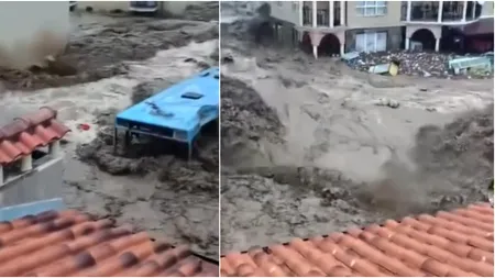 Inundații CATASTROFALE în Bulgaria, din cauza ciclonului. Cel puțin 3 morți și mii de sinistrați, în urma viiturilor