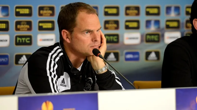 Antrenorul De Boer laudă Steaua: Poate merge mai departe