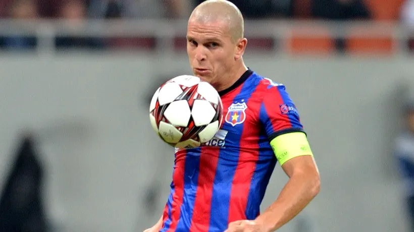 Bourceanu spune că probabil a jucat ultimul meci pentru Steaua în Liga Campionilor