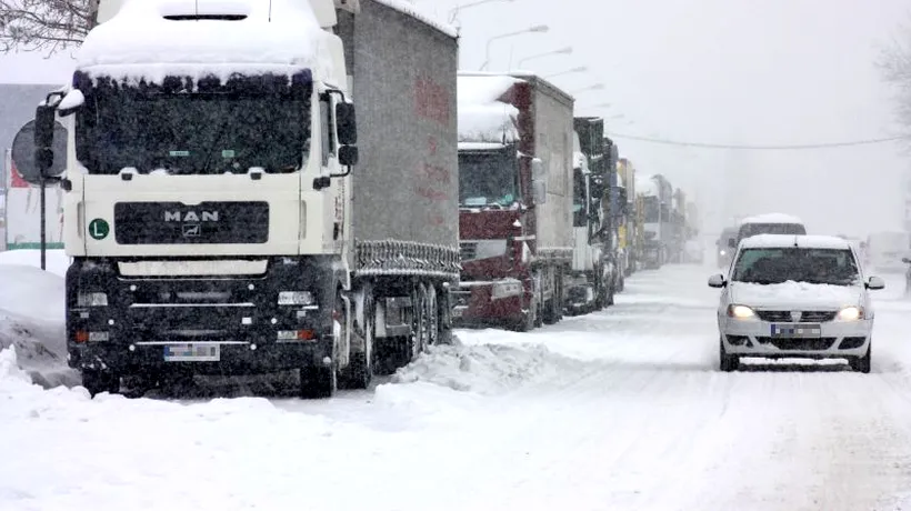 Circulația spre și în stațiunea Harghita Băi se desfășoară cu dificultate, din cauza zăpezii