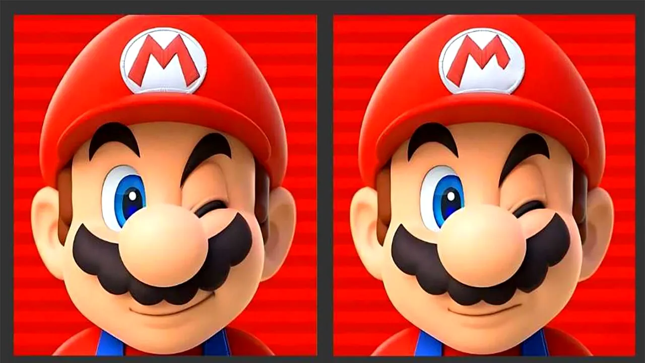 TEST IQ | Aceste două poze cu Mario par identice, dar nu sunt. Găsiți cele 2 diferențe!