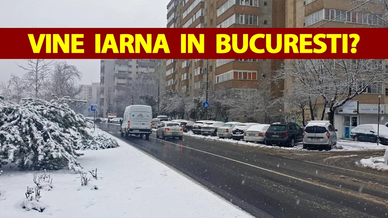 Vine iarna în București?! Meteorologii Accuweather au modificat prognoza pentru finalul lui octombrie