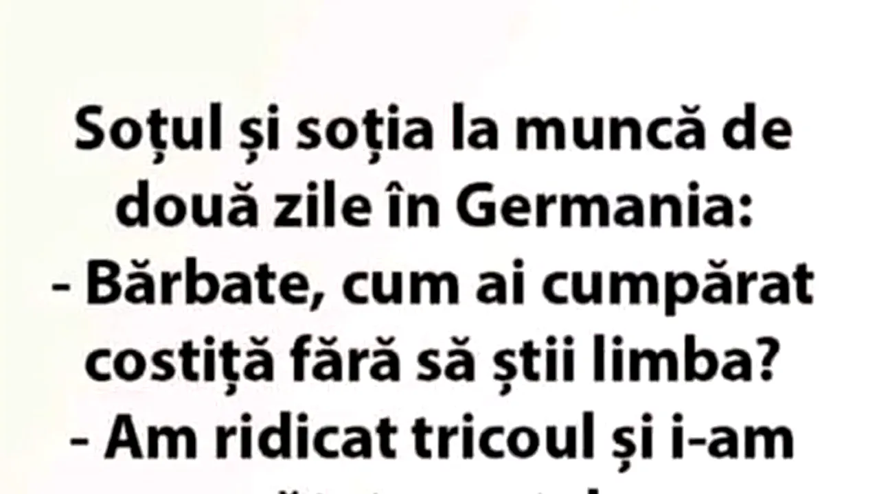 BANC | Cuplu de români în Germania